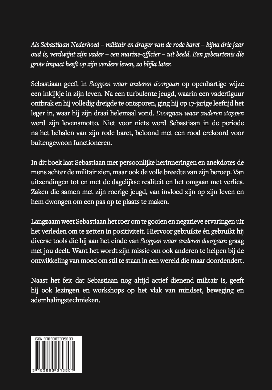 Boek Stoppen waar anderen doorgaan - Afbeelding 3